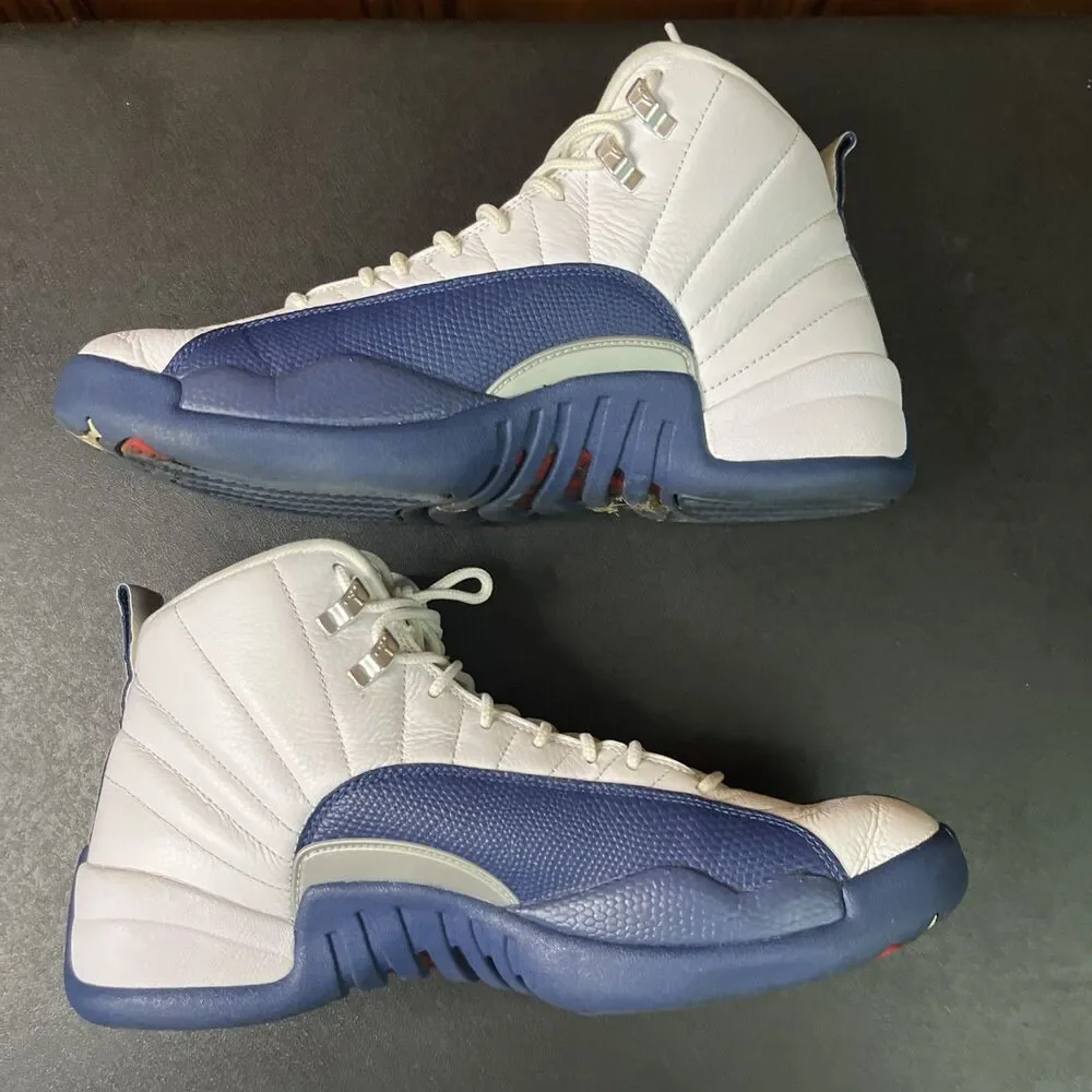 Jordan 12 French Blue & White 2025 Release Size 10 Men (CT8013-114) NO BOX USED